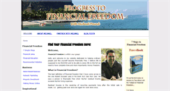 Desktop Screenshot of progress-to-financial-freedom.com